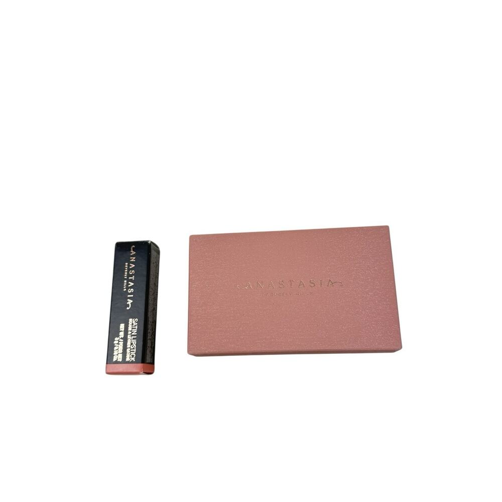 Anastasia Beverly Hills Glam to Go Eyeshadow Pallet Satin Lipstick Peach Bud Set